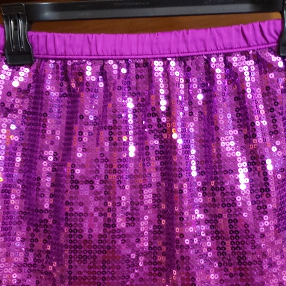 CHEROKEE PINK GLITTER GIRL SKIRT SIZE 10/12 - Picture 2 of 6